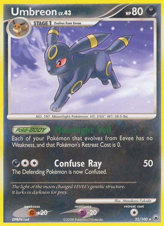 Umbreon | Majestic Dawn | Diamond & Pearl | 32/100 | New Mint | Rare