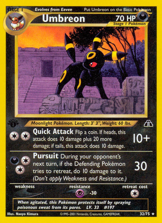 Umbreon | Neo Discovery | Neo | 32/75 | New Mint | Rare