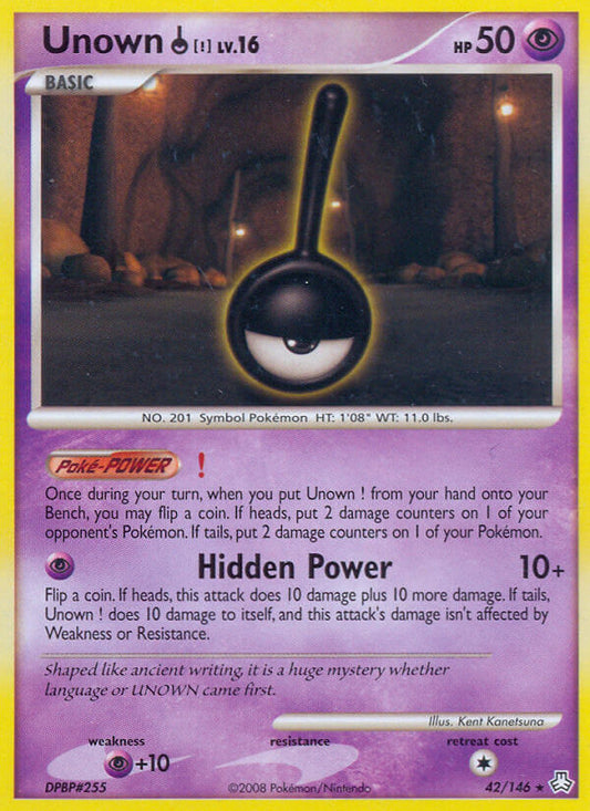 Unown ! | Legends Awakened | Diamond & Pearl | 42/146 | New Mint | Rare