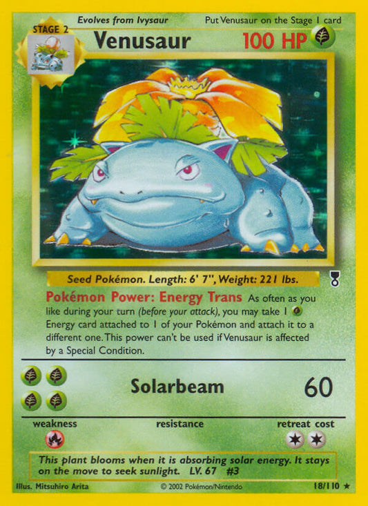 Venusaur | Legendary Collection | Other | 18/110 | New Mint | Rare Holo