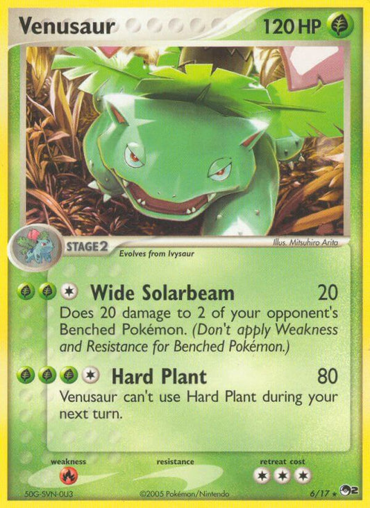 Venusaur | POP Series 2 | EX | 6/17 | New Mint | Rare