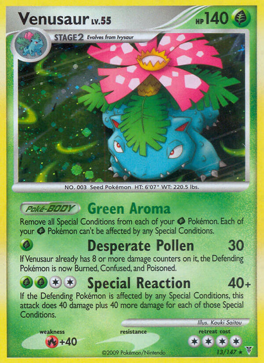 Venusaur | Supreme Victors | Platinum | 13/147 | New Mint | Rare Holo