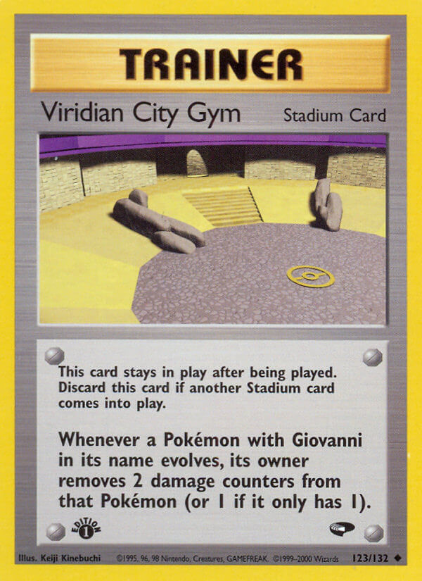 Viridian City Gym | Gym Challenge | Gym | 123/132 | New Mint | Uncommon