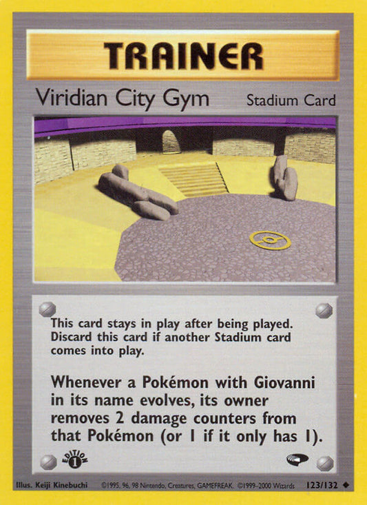 Viridian City Gym | Gym Challenge | Gym | 123/132 | New Mint | Uncommon