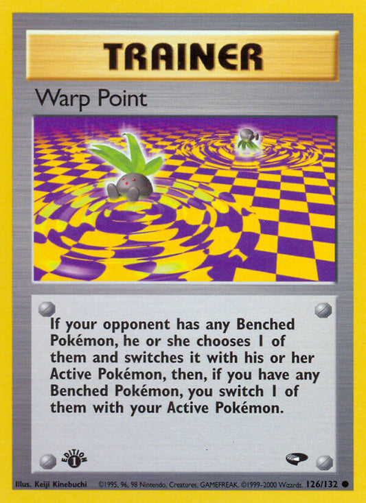 Warp Point | Gym Challenge | Gym | 126/132 | New Mint | Common
