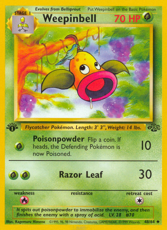 Weepinbell | Jungle | Classic | 48/64 | New Mint | Uncommon