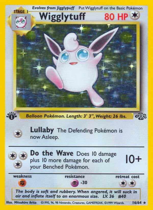 Wigglytuff | Jungle | Classic | 16/64 | New Mint | Rare Holo