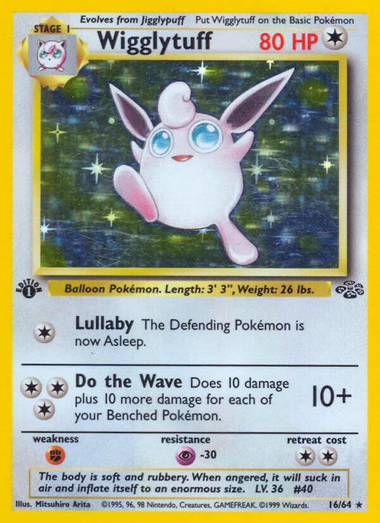 Wigglytuff | Jungle | Classic | 16/64 | New Mint | Rare Holo