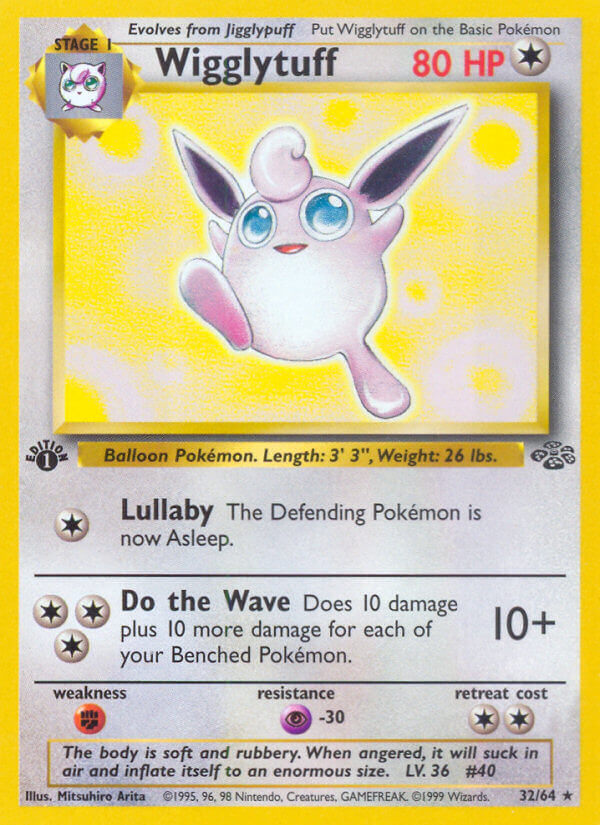 Wigglytuff | Jungle | Classic | 32/64 | New Mint | Rare