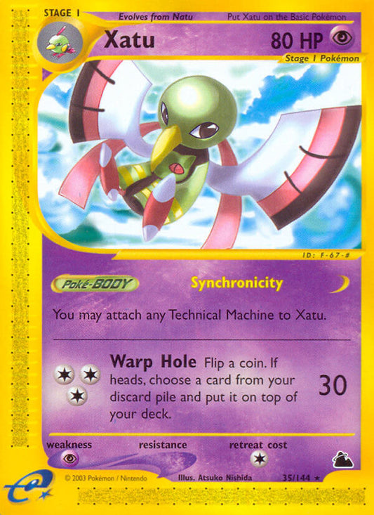 Xatu | Skyridge | E-Card | 35/144 | New Mint | Rare