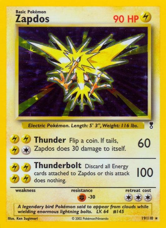 Zapdos | Legendary Collection | Other | 19/110 | New Mint | Rare Holo